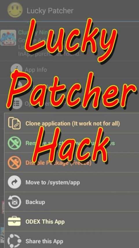 Lucky Patcher Hack screenshot 2
