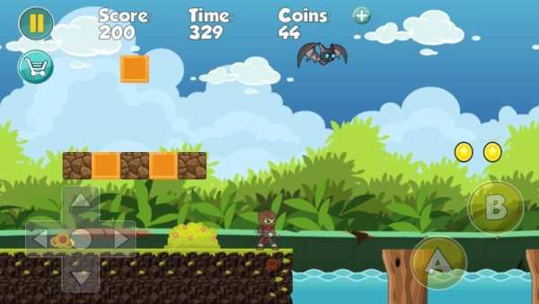 Super NINJA Bros run screenshot 2