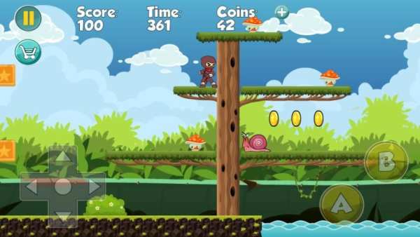Super NINJA Bros run screenshot 5