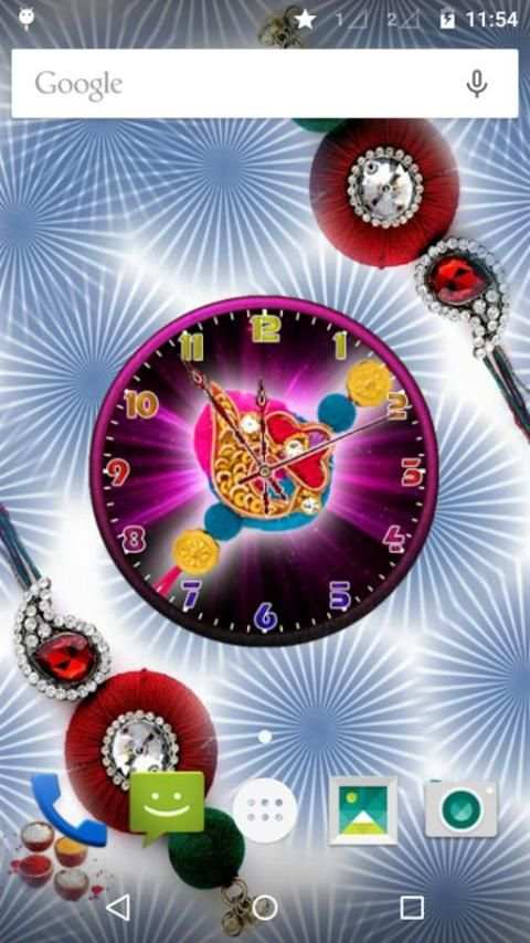 Rakhi Clock 3 تصوير الشاشة