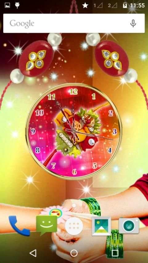 Rakhi Clock 2 تصوير الشاشة