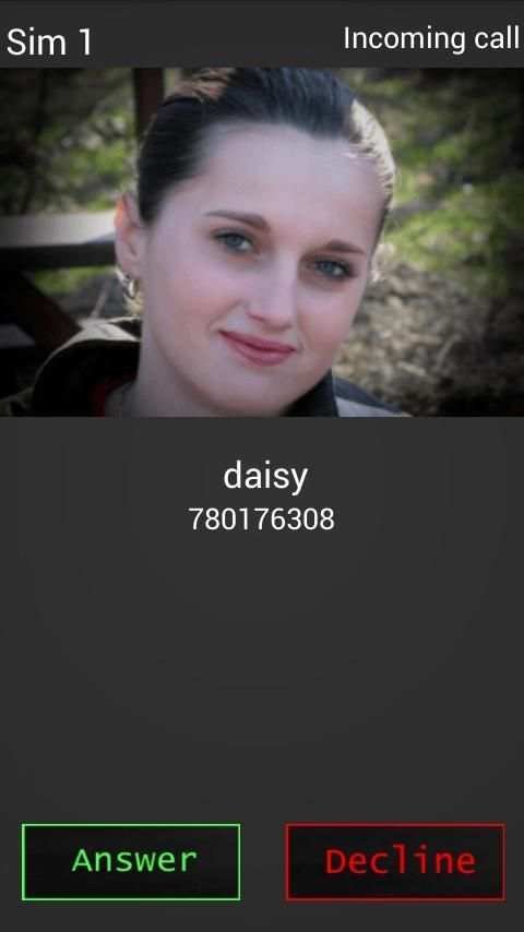 Fake Call GirlFriend & SMS 3 تصوير الشاشة