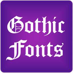 Gothic Fonts for FlipFont Free