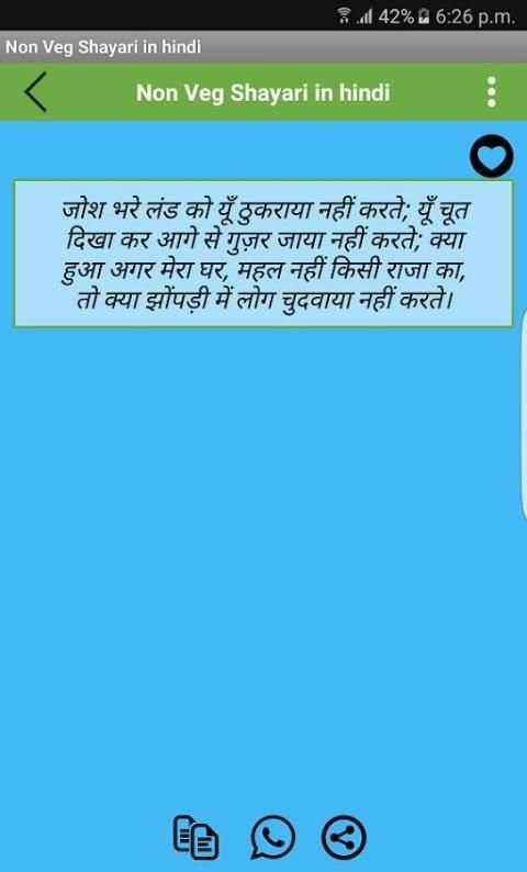 Non Veg Shayari in Hindi (New) скриншот 1