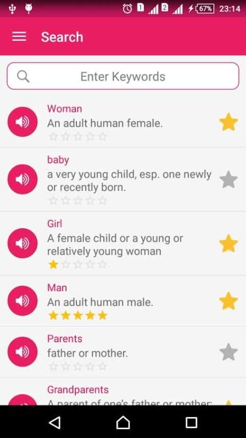 English vocabulary by Topic screenshot 1