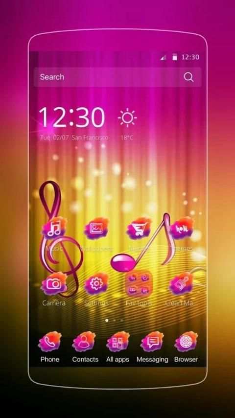 Gold Music Theme screenshot 3