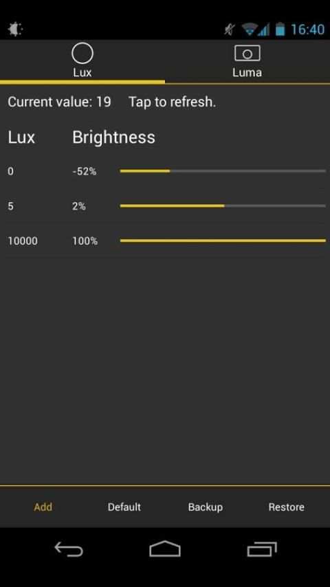 Lux Lite screenshot 1