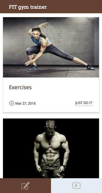 FIT gym trainer скриншот 2