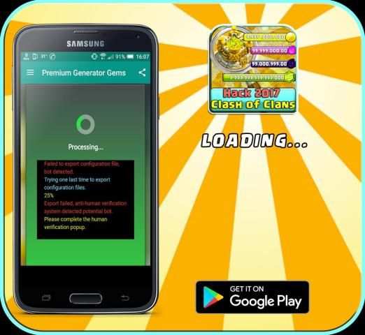 Gems * Of COC Prank screenshot 5