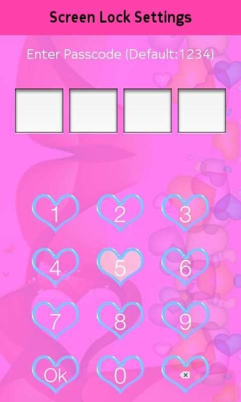 mật mã khóa màn hình tình yêu screenshot 1