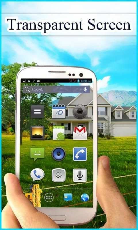 Transparent Screen Launcher Pr 5 تصوير الشاشة