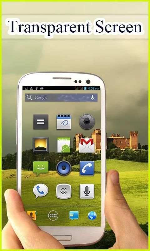 Transparent Screen Launcher Pr скриншот 3