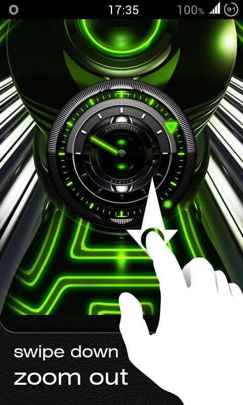 Magic Analog Clock LWP 3 تصوير الشاشة