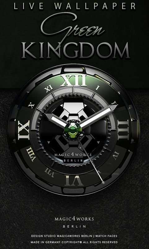 Magic Analog Clock LWP 5 تصوير الشاشة