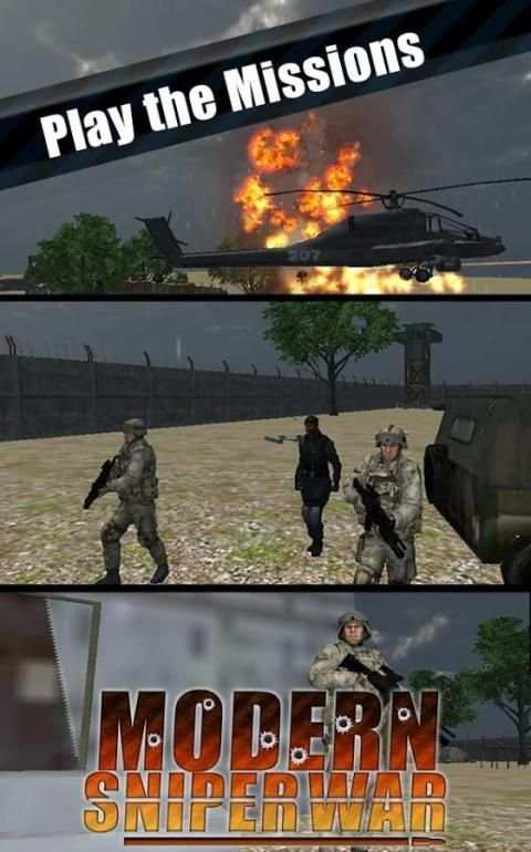 Modern Sniper Perang: Commando screenshot 1