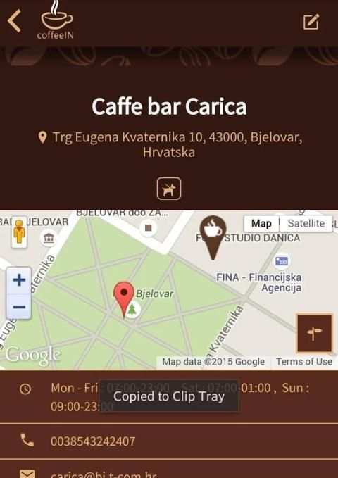 coffeeIN screenshot 1