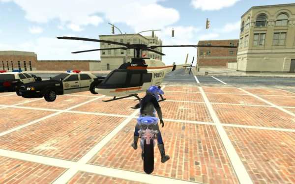 Motorbike vs Cop Car Chase screenshot 2