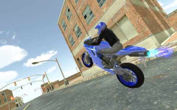 Motorbike vs Cop Car Chase screenshot 1