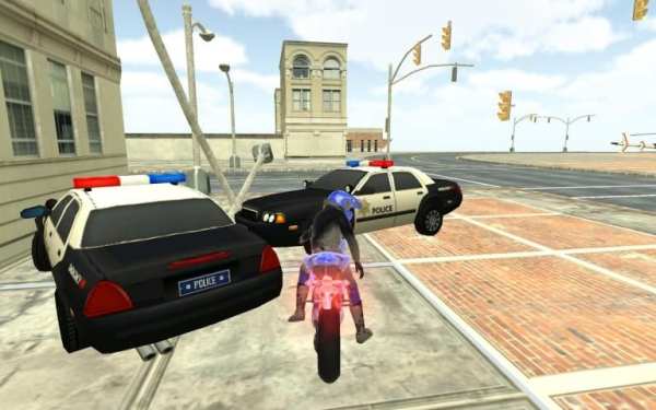 Motorbike vs Cop Car Chase screenshot 4