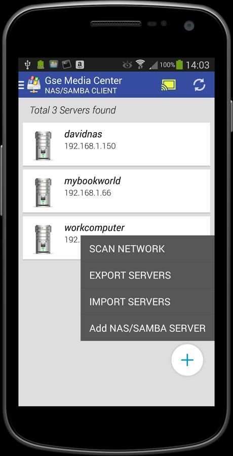 GSE MEDIA CENTER (DLNA/CLOUD) screenshot 3