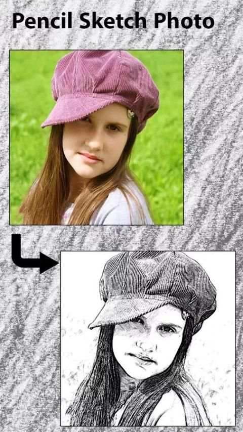 Pencil Sketch Photo 4 تصوير الشاشة