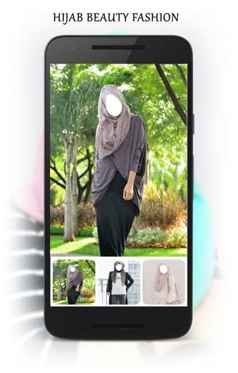 Hijab Beauty Photo Montage скриншот 3