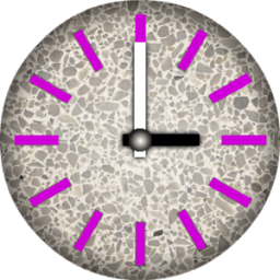 Custom clock widget أيقونة