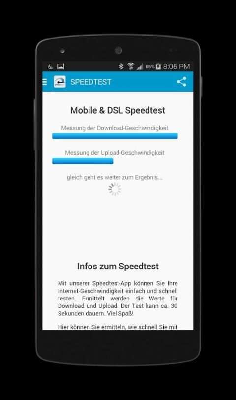 Mobile WIFI & DSL Speedtest 3 تصوير الشاشة