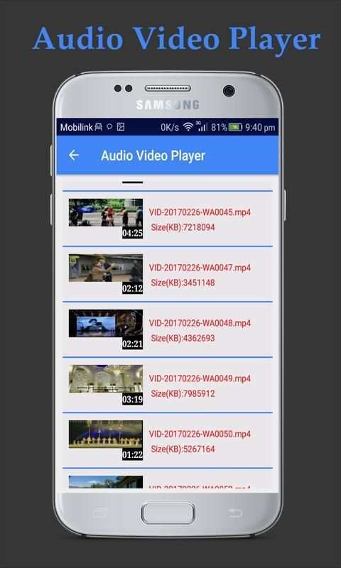 Audio Video Player screenshot 4