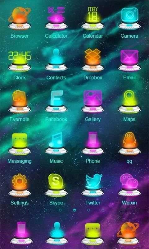 Galaxy ZERO Launcher screenshot 2