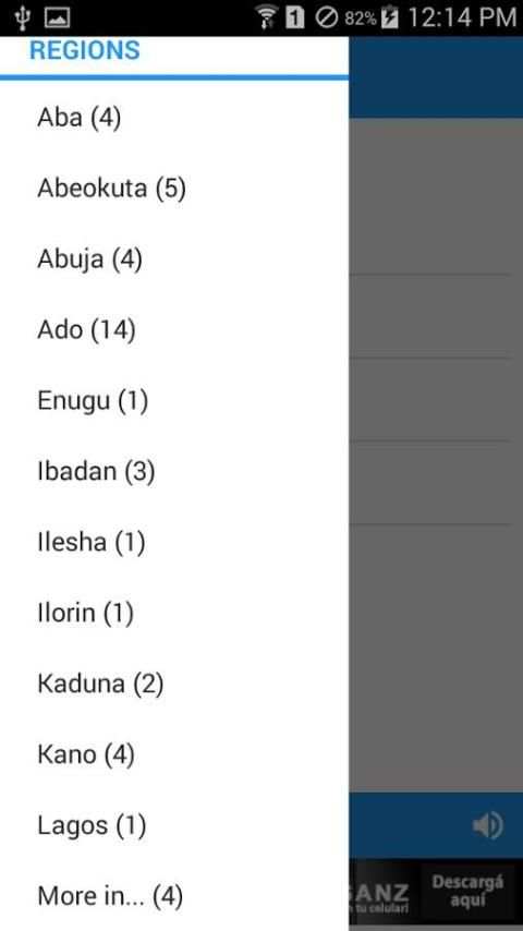 Nigerian Radio Stations 3 تصوير الشاشة
