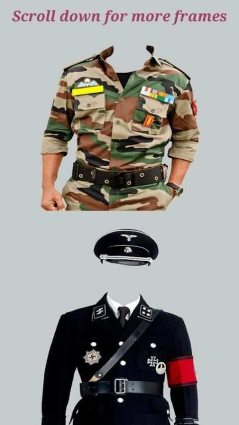 Commando Photo Suits Free screenshot 5