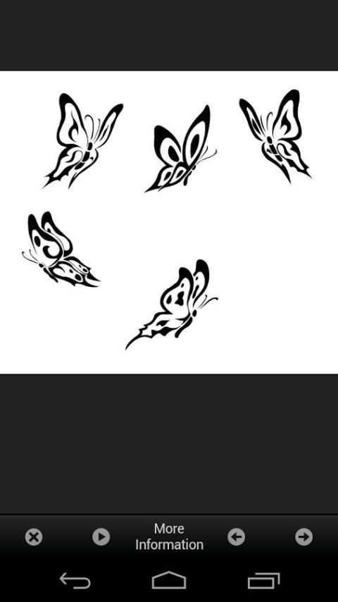 Ideas Butterfly Tattoos Design 3 تصوير الشاشة