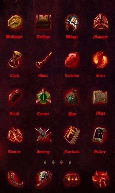 Devil Theme-ZERO Launcher 2 تصوير الشاشة
