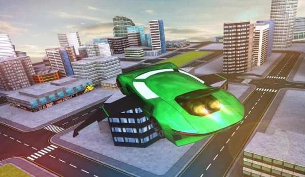 Flying Racing Car Simulator screenshot 3