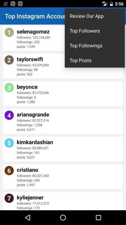 Top Instagram Followers screenshot 5