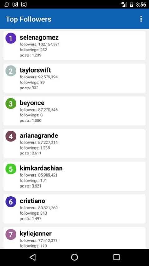 Top Instagram Followers screenshot 4