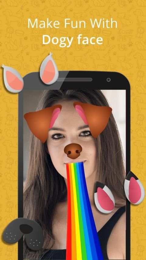 Snap Dog Face Filter & Sticker screenshot 1