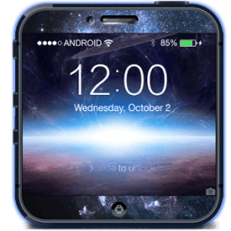 Экран блокировки: Galaxy иконка