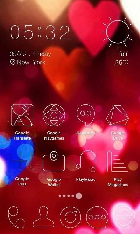 Forever Love Theme 3 تصوير الشاشة