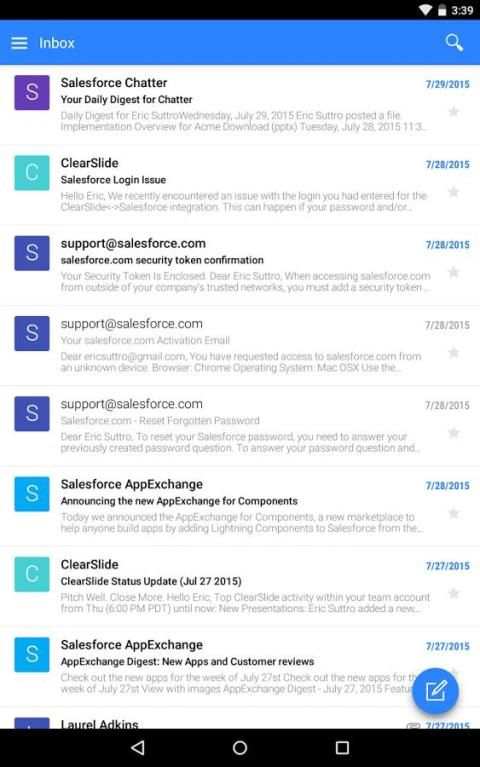 ClearSlide Mail screenshot 6