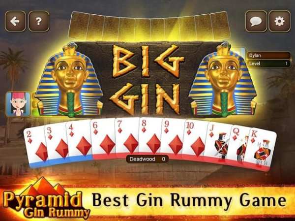 Pyramid Gin Rummy 4 تصوير الشاشة