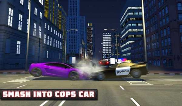 Police Car Chase Night Escape screenshot 5