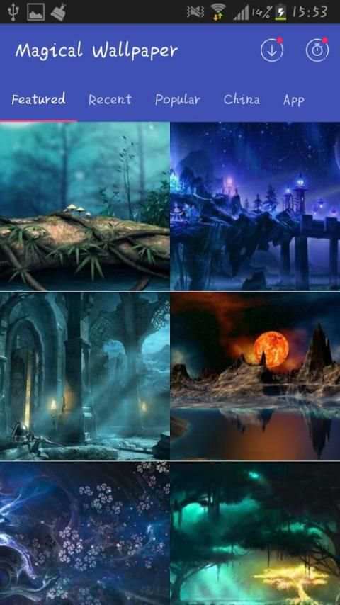Magical wallpapers स्क्रीनशॉट 1