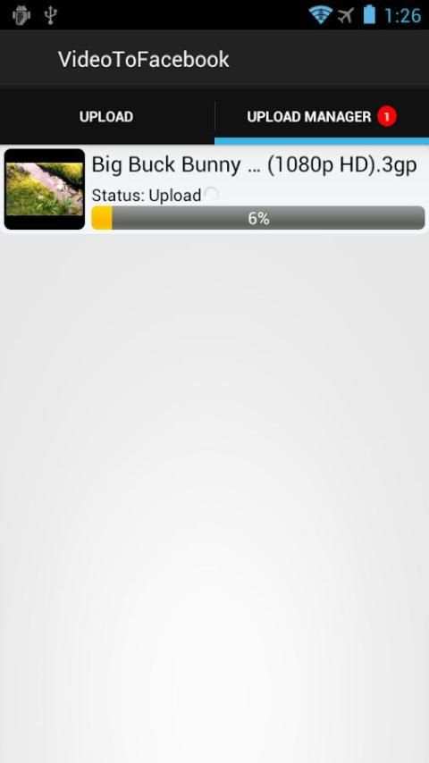 Video Uploader For Facebook screenshot 3