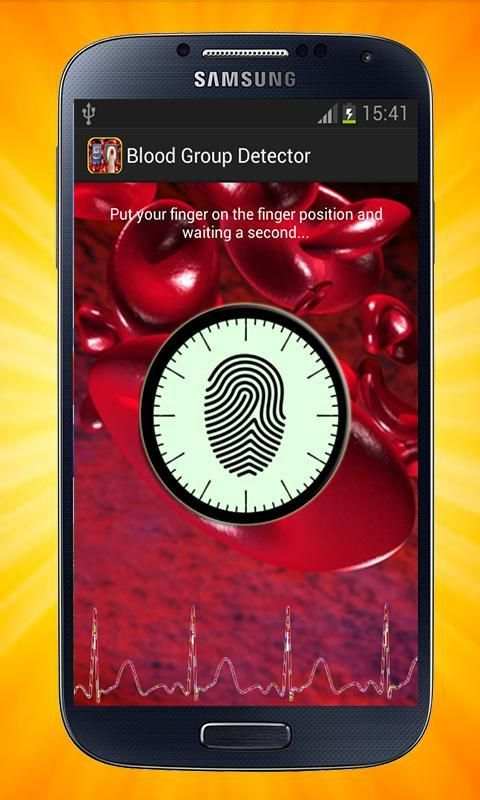 Blood Group Scanner Prank скриншот 4