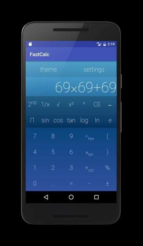 FastCalc - Elegant Calculator 8 تصوير الشاشة