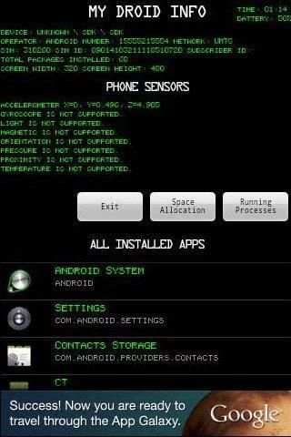 My Droid Info screenshot 2