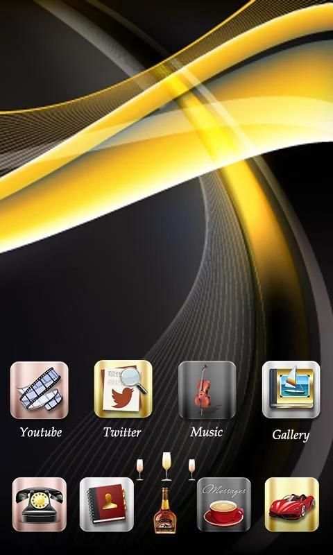 Gentry Life GO Launcher Theme 6 تصوير الشاشة