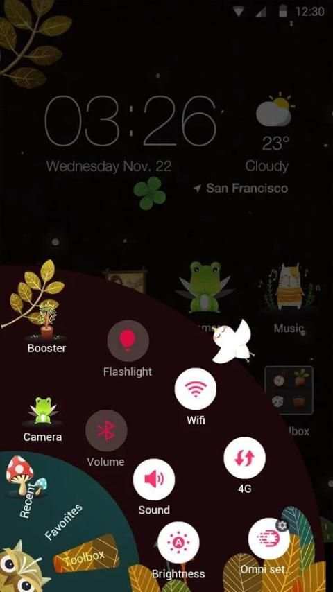 Forest Critters Hola Theme screenshot 3